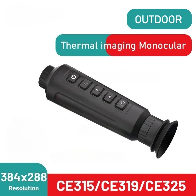 Thermal Camera Monocular 25Mm Lens - กล้องส่องทางไกลแบบถ่ายภาพความร้อน 384*288 เลนส์ 15/19/25 มม. ซูม