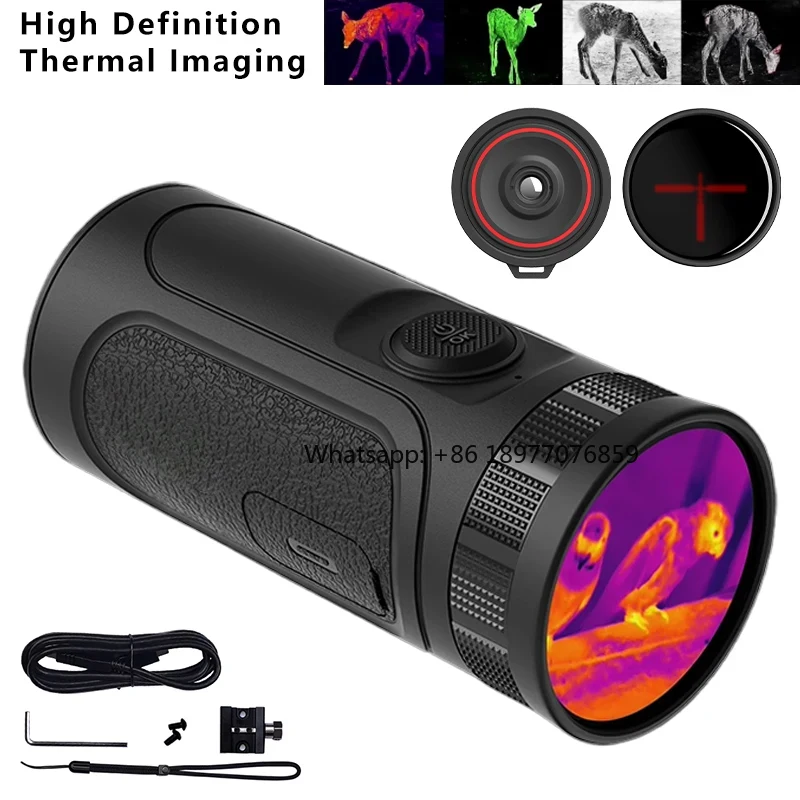 Thermal Night Vision Monocular - กล้องส่องทางไกลอินฟราเรดแบบมือถือ รุ่น TE211M/TE211/TE411 พร้อมฟังก์ชันการมองเห็นในที่มืด และเครื่องวัดอุณหภูมิแบบถ่ายภาพความร้อนสำหรับใช้งานกลางแจ้ง