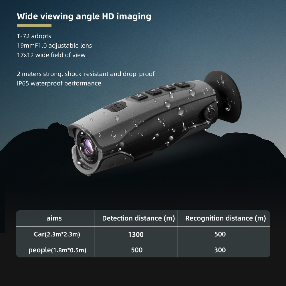 Thermal Imaging Monocular 384X288 - กล้องถ่ายภาพความร้อนสำหรับล่าสัตว์กลางแจ้งแบบเงียบ รุ่น 2026 Premium Products CEM