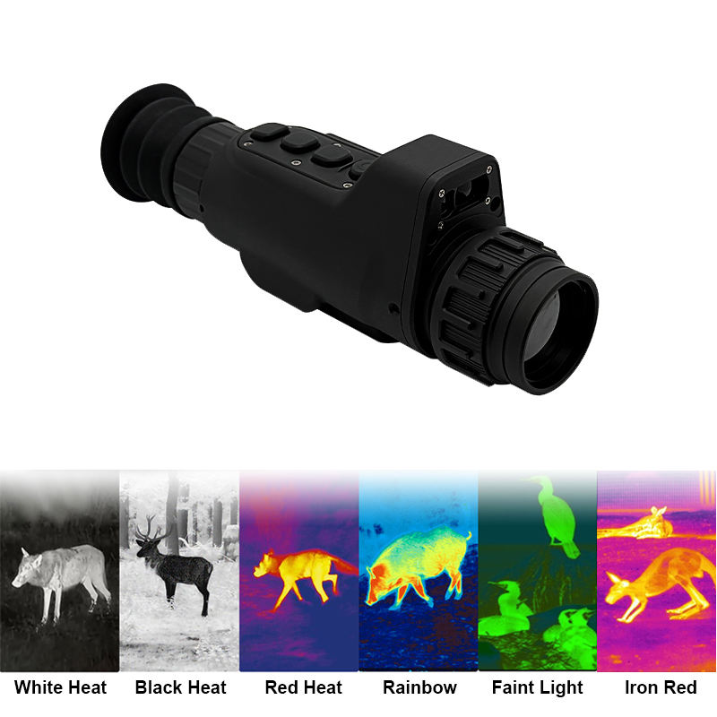 Thermal Monocular Laser Rangefinder - กล้องมองภาพความร้อนแบบโมโนคูลาร์ 384x288 HD รุ่น YXM335L, เลนส์