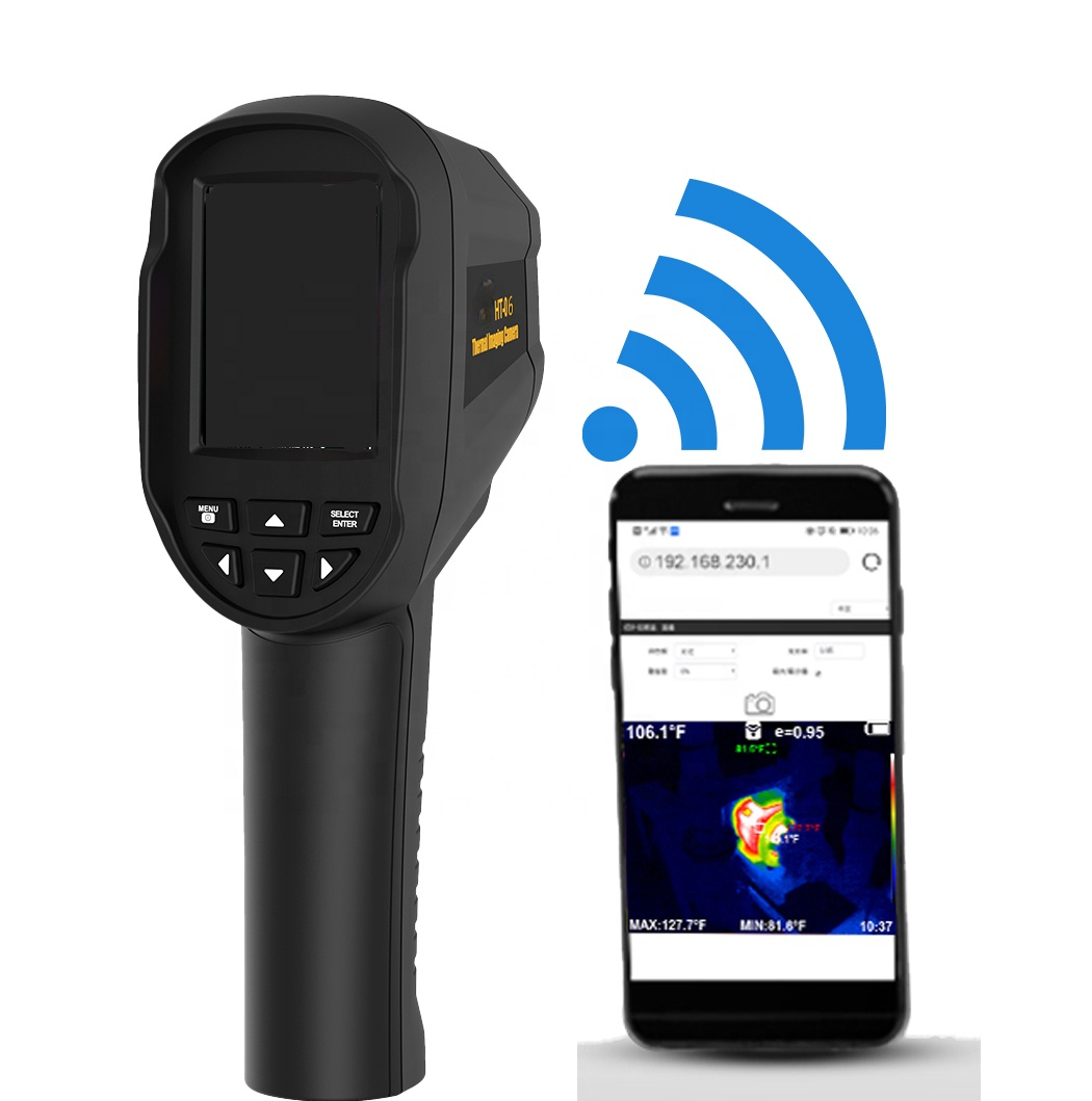 Handheld Thermal Camera 256X192 - HT-06 กล้องถ่ายภาพความร้อนแบบพกพา ความละเอียด 256x192 พิกเซล รองรับการส่งข้อมูลผ่านระบบ