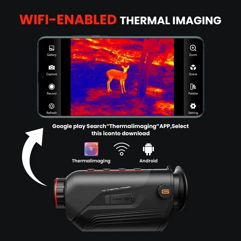 กล้องส่องกลางคืนอินฟราเรดแบบโม - Infrared Thermal Monocular 50Hz บทวิจารณ์และราคา