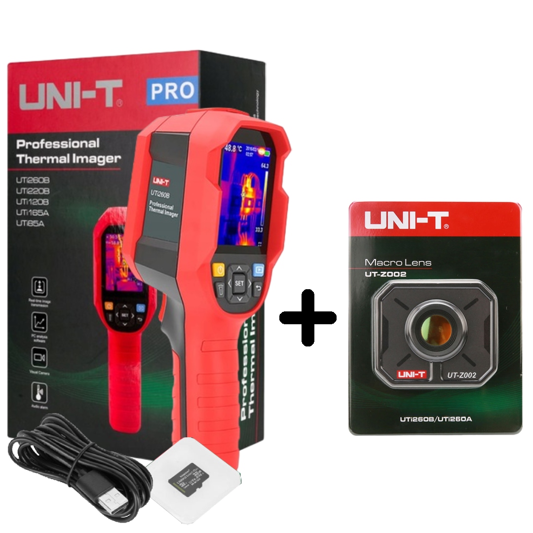 UNI-T UTi260B กล้องถ่ายภาพความ - Handheld Thermal Camera 256X192 บทวิจารณ์และราคา
