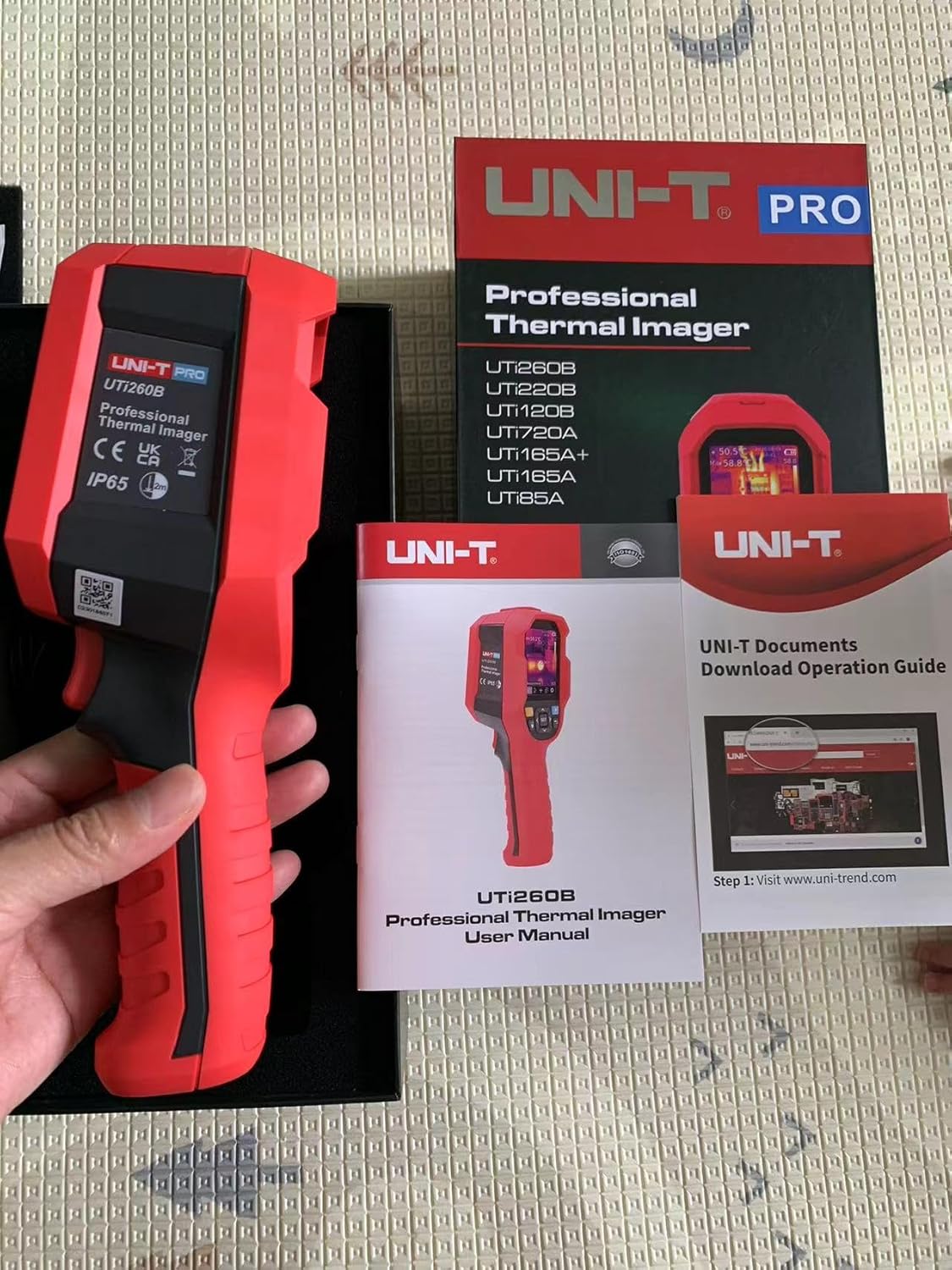 UNI-T UTi260B กล้องถ่ายภาพความ - Thermal Camera Pcb Repair 256X192 บทวิจารณ์และราคา