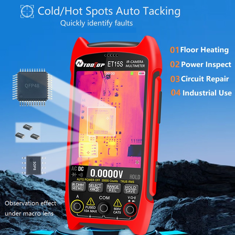 กล้องถ่ายภาพความร้อนอุตสาหกรรม - Handheld Thermal Camera 256X192 บทวิจารณ์และราคา