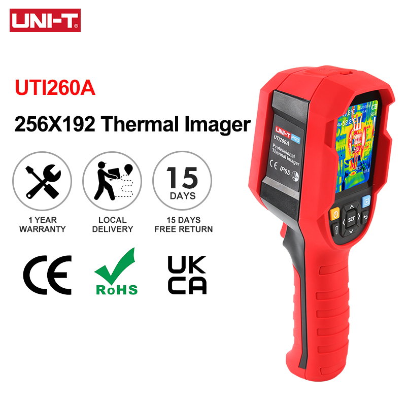 UNI-T อินฟราเรด Thermal Imager - Thermal Camera Pcb Repair 256X192 บทวิจารณ์และราคา