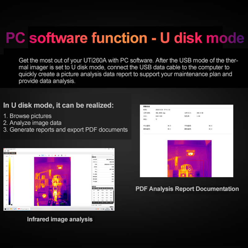 UNI-T อินฟราเรด Thermal Imager - Thermal Camera Pcb Repair 256X192 บทวิจารณ์และราคา