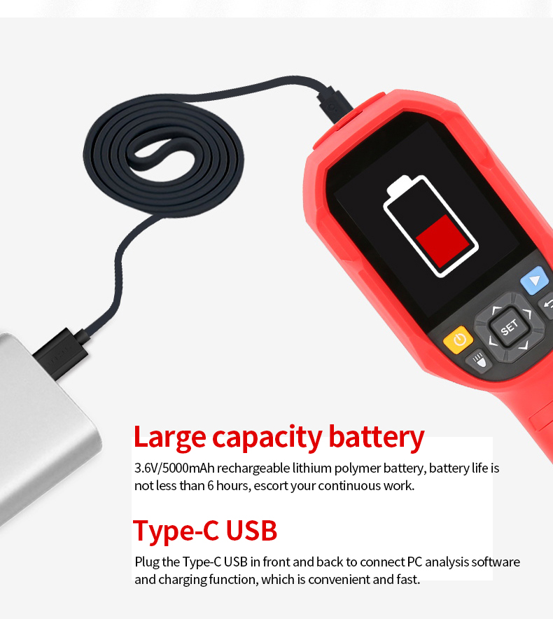 กล้องถ่ายภาพความร้อน UNI-T UTi - Handheld Thermal Camera 256X192 บทวิจารณ์และราคา