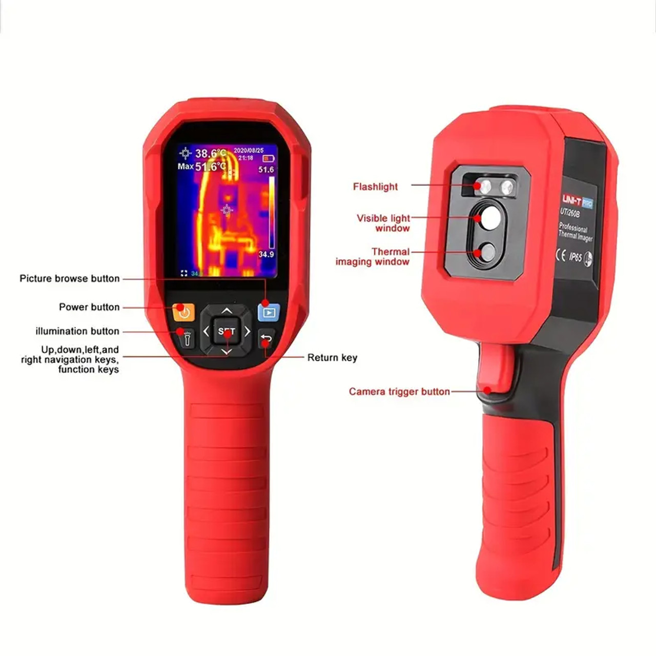 กล้องถ่ายภาพความร้อน UNI-T UTi - Handheld Thermal Camera 256X192 บทวิจารณ์และราคา