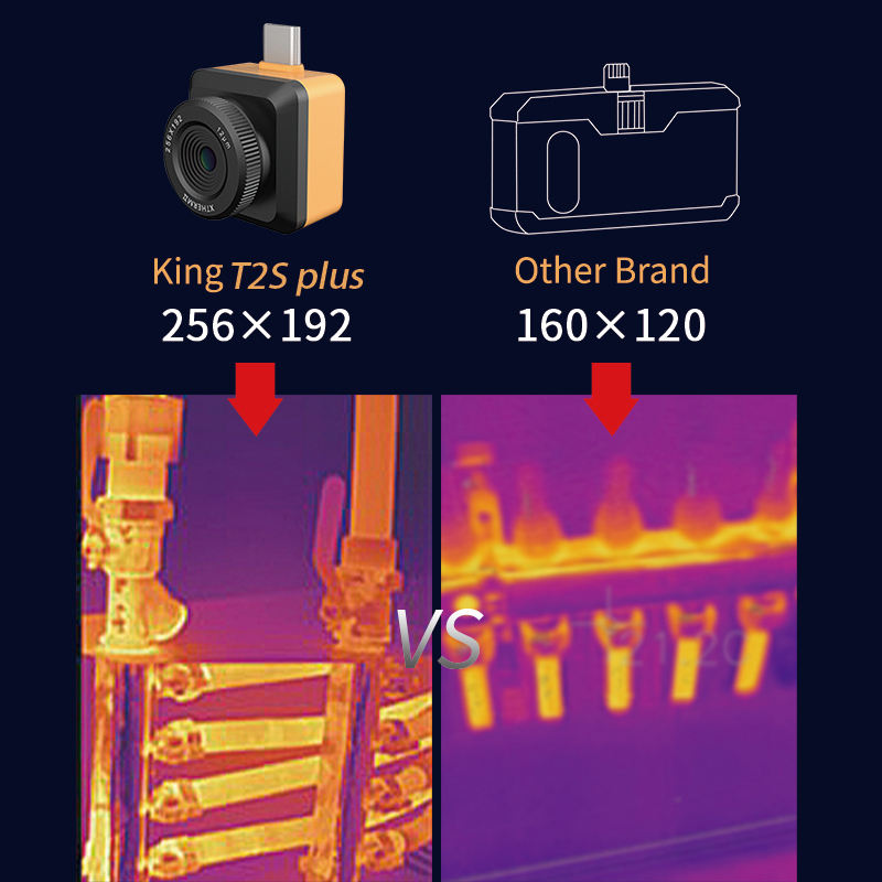 อินฟิเรย์ ที 2 เอส+ กล้องถ่ายภ - Handheld Thermal Camera 256X192 บทวิจารณ์และราคา