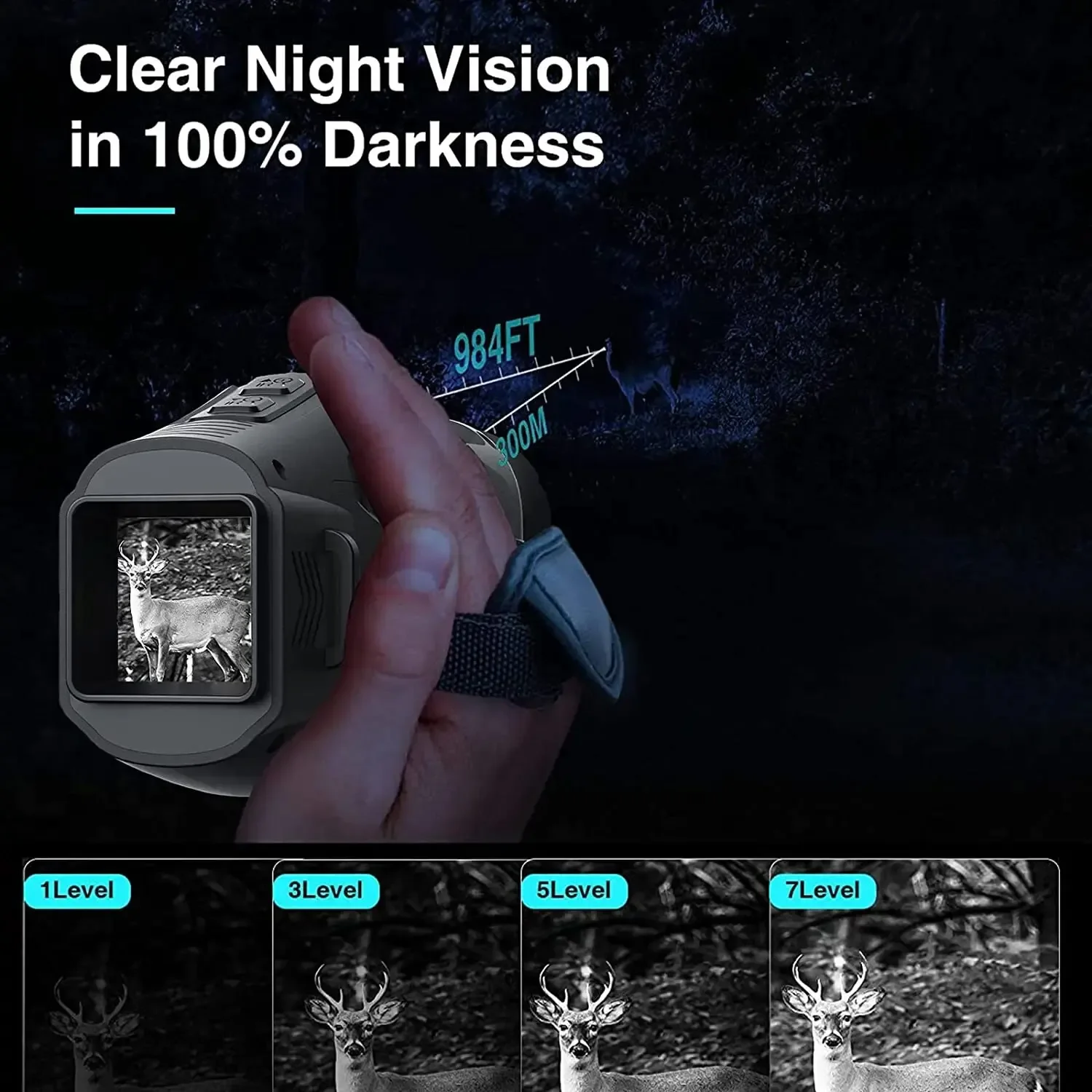 กล้องมองกลางคืนอินฟราเรดแบบตาเ - Thermal Night Vision Monocular บทวิจารณ์และราคา