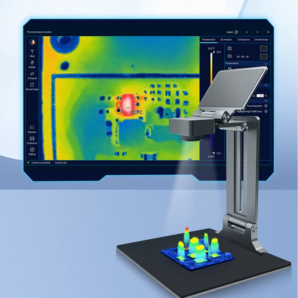 3D Thermal Imaging Analyzer 25 - Thermal Camera Pcb Repair 256X192 บทวิจารณ์และราคา