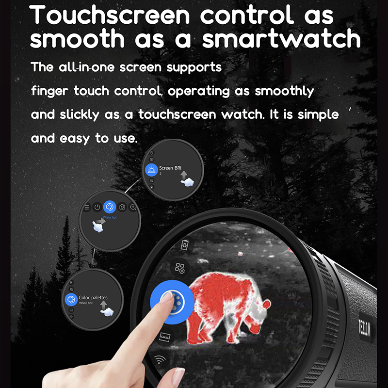 กล้องเล็งภาพความร้อนสำหรับปืนไ - Thermal Night Vision Monocular บทวิจารณ์และราคา