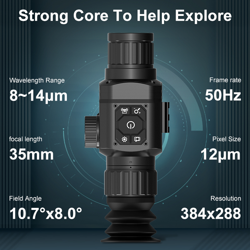 กล้องถ่ายภาพความร้อนแบบตาเดียว - Thermal Camera Monocular 25Mm Lens บทวิจารณ์และราคา