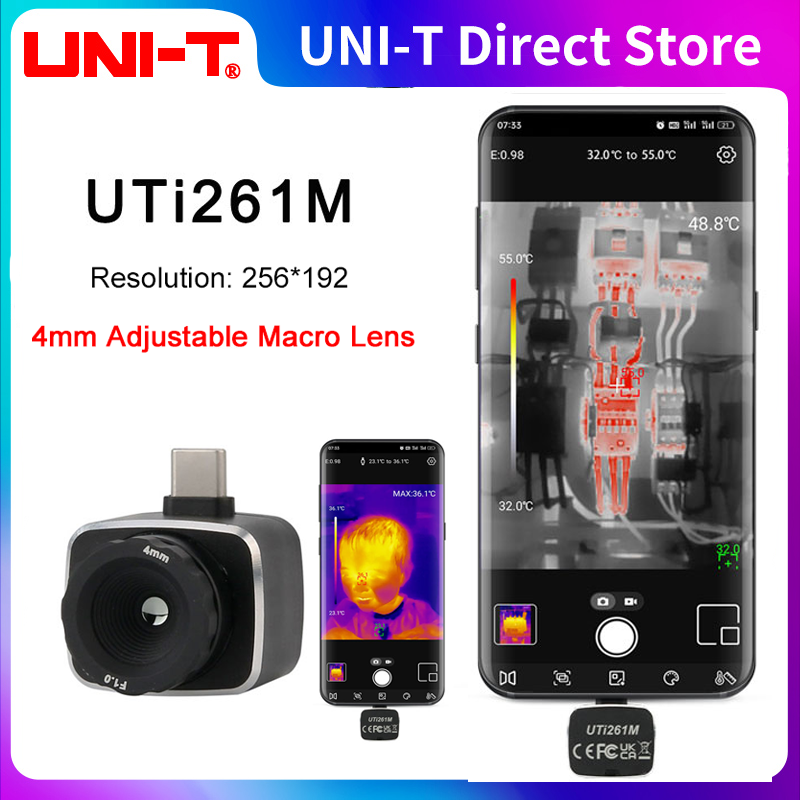 กล้องถ่ายภาพความร้อน UNI-T UTi - Handheld Thermal Camera 256X192 บทวิจารณ์และราคา