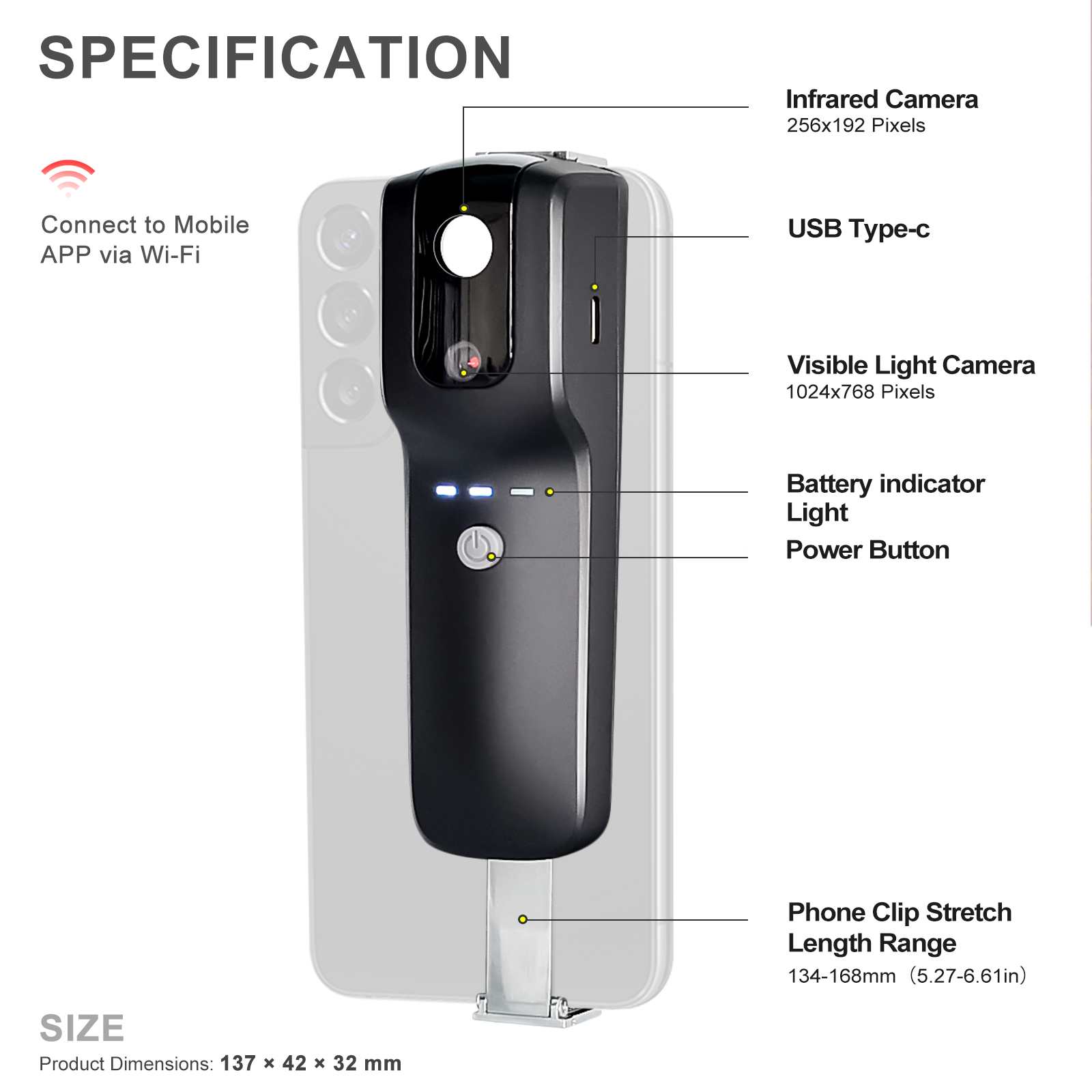HP951A กล้องถ่ายภาพความร้อนแบบ - Handheld Thermal Camera 256X192 บทวิจารณ์และราคา