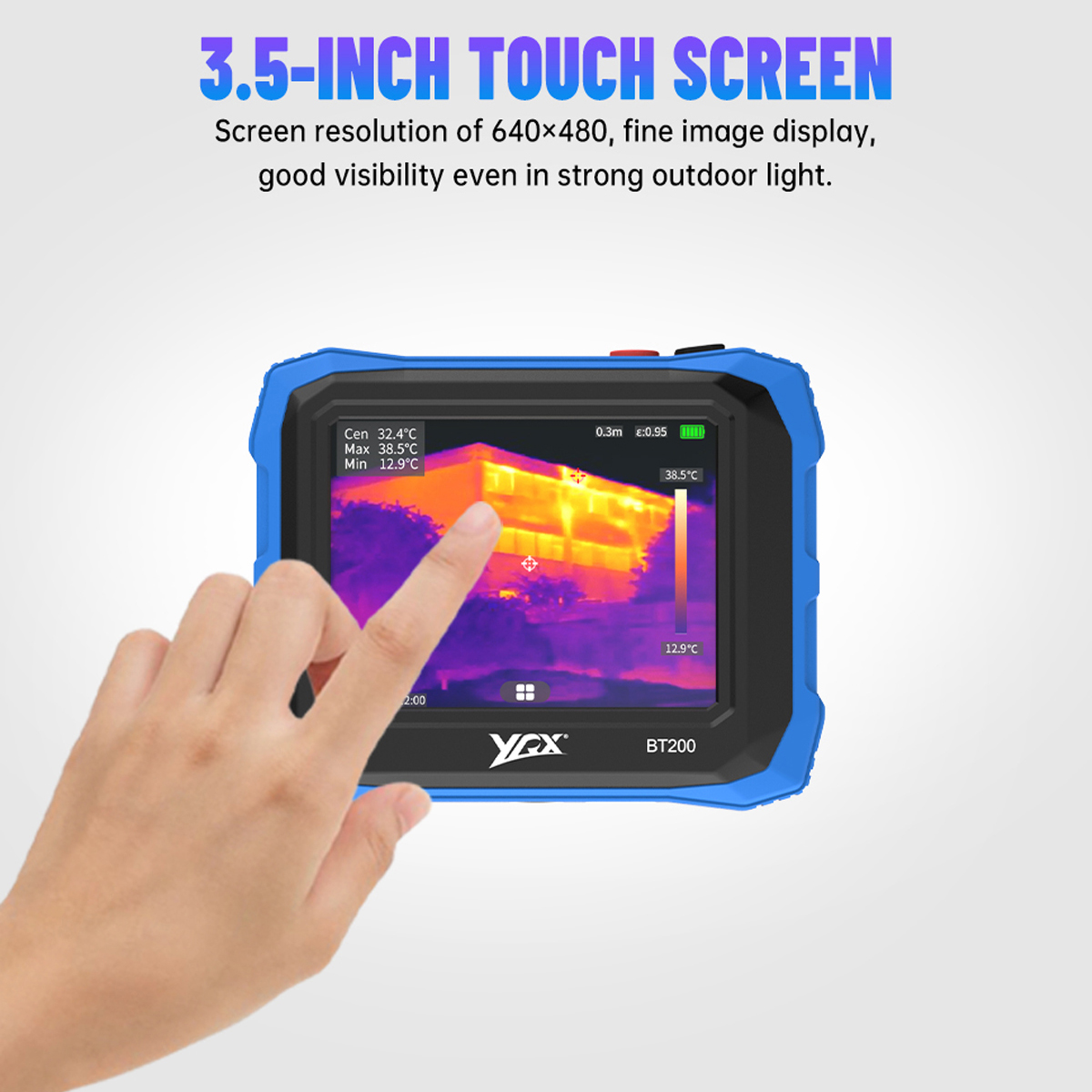 กล้องถ่ายภาพความร้อนแบบแผ่นเรี - Handheld Thermal Camera 256X192 บทวิจารณ์และราคา