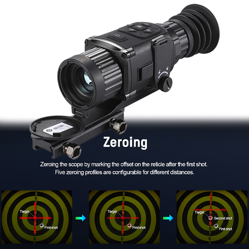 Thermal Imagingขอบเขต 384x288  - Thermal Clip On Scope 35Mm บทวิจารณ์และราคา