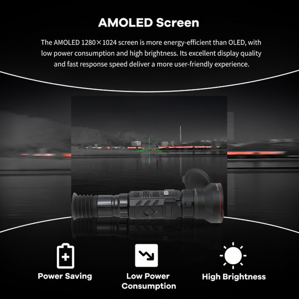 กล้องส่องทางไกลแบบใช้ความร้อนร - Thermal Monocular Laser Rangefinder บทวิจารณ์และราคา