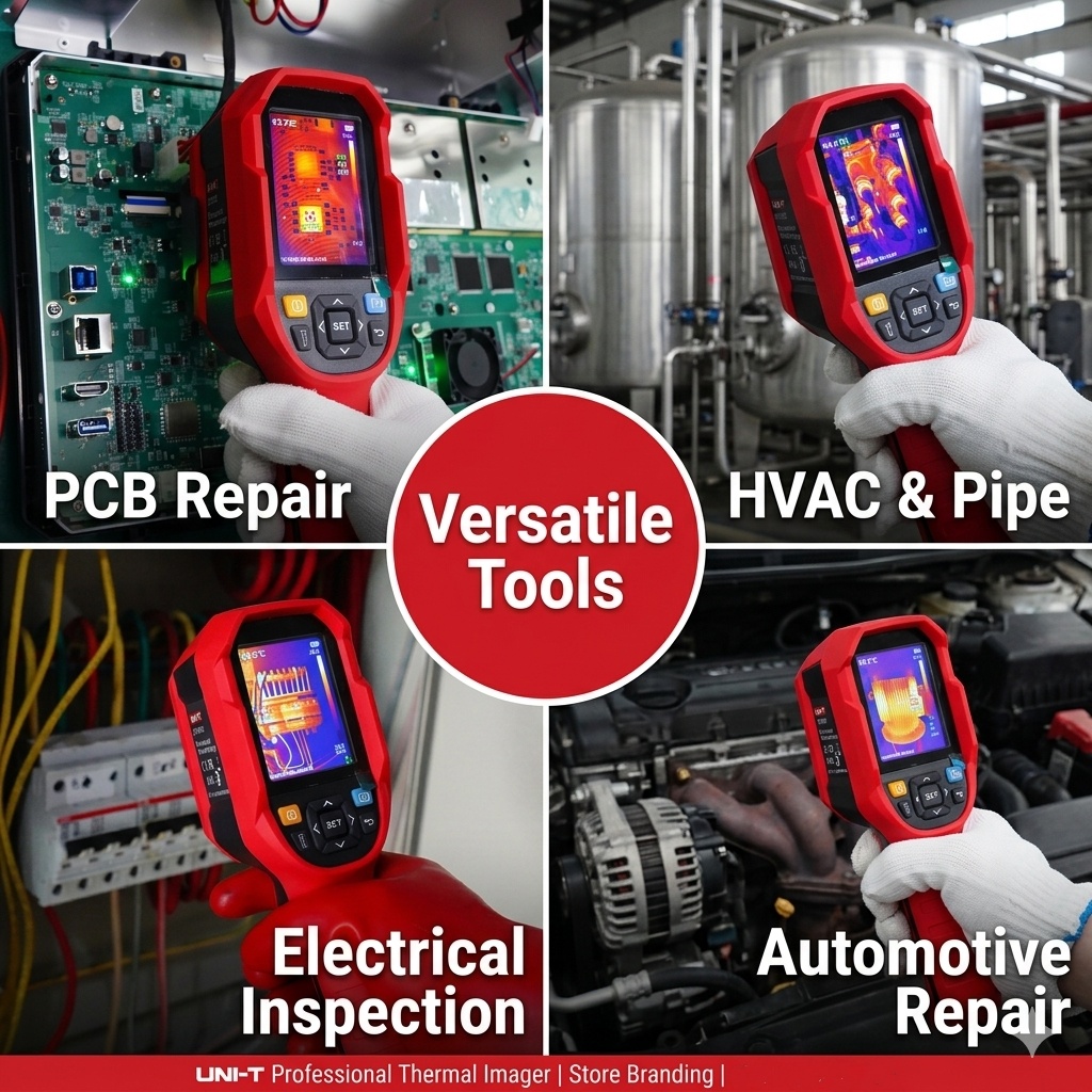 กล้องถ่ายภาพความร้อน UNI-T Off - Thermal Camera Pcb Repair 256X192 บทวิจารณ์และราคา