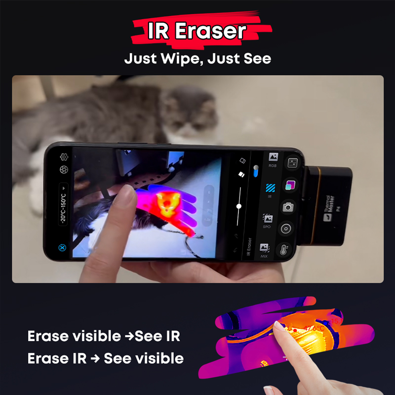 กล้องถ่ายภาพความร้อน AI Dual L - Handheld Thermal Camera 256X192 บทวิจารณ์และราคา