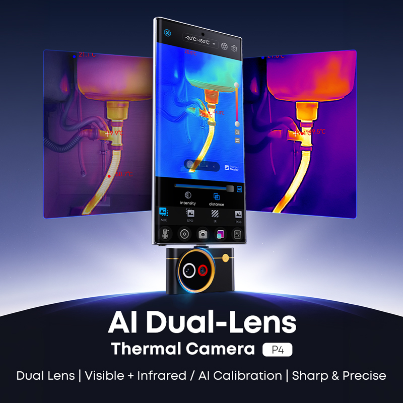 กล้องถ่ายภาพความร้อน AI Dual L - Handheld Thermal Camera 256X192 บทวิจารณ์และราคา