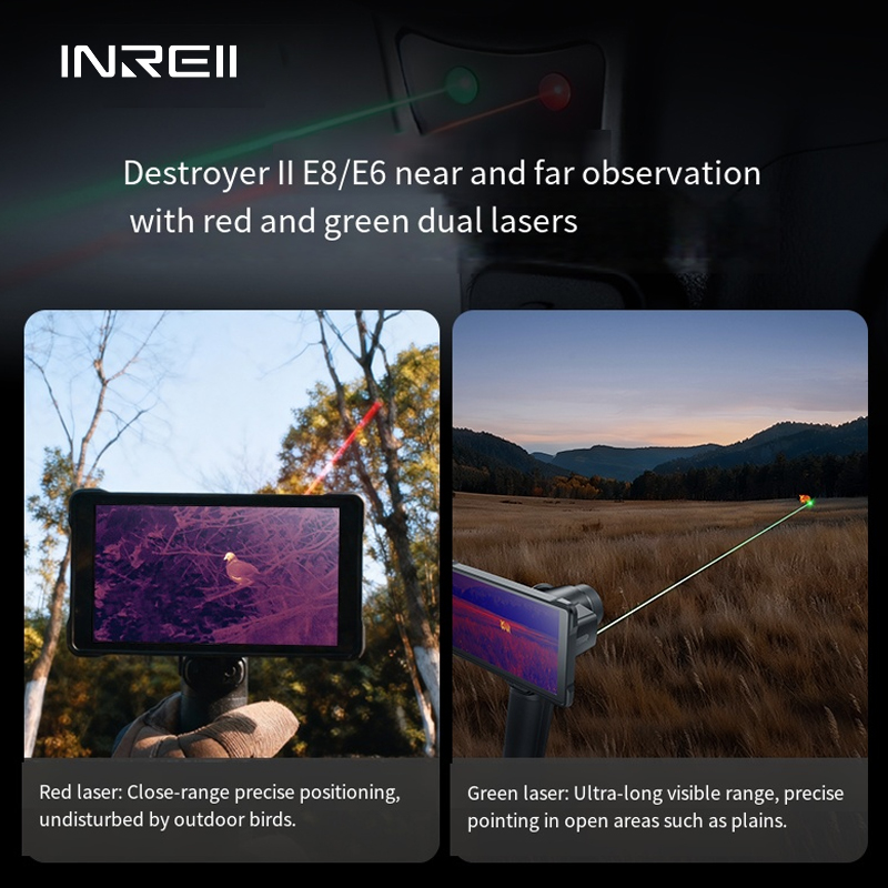 กล้องถ่ายภาพความร้อน E6/E8 ควา - Thermal Monocular Laser Rangefinder บทวิจารณ์และราคา