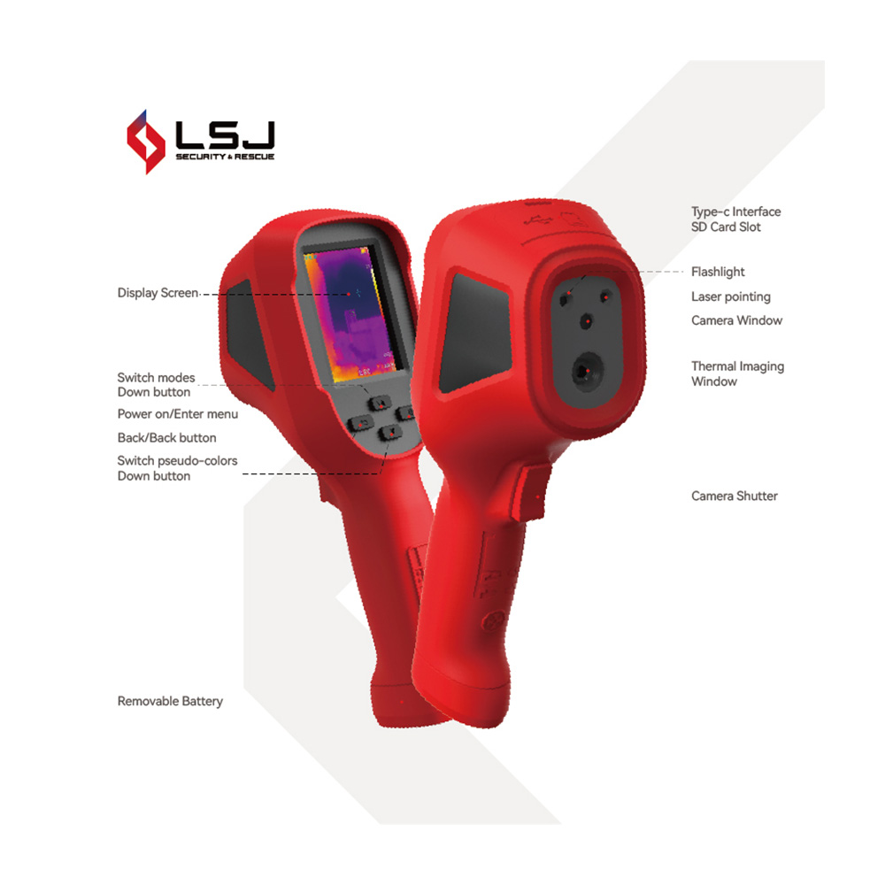กล้องถ่ายภาพความร้อนแบบพกพา IP - Handheld Thermal Camera 256X192 บทวิจารณ์และราคา