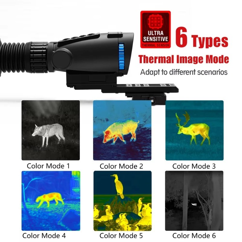กล้องถ่ายภาพความร้อนแบบตาเดียว - Thermal Imaging Monocular 384X288 บทวิจารณ์และราคา