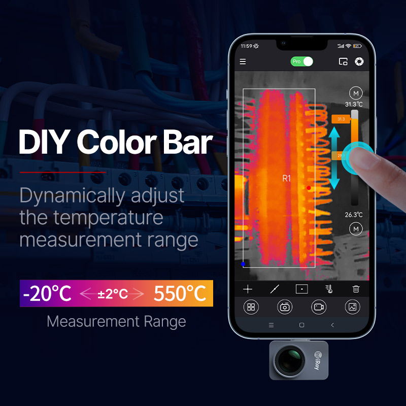 กล้องถ่ายภาพความร้อน Infiray P - Handheld Thermal Camera 256X192 บทวิจารณ์และราคา